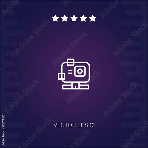 gopro vector icon modern illustration