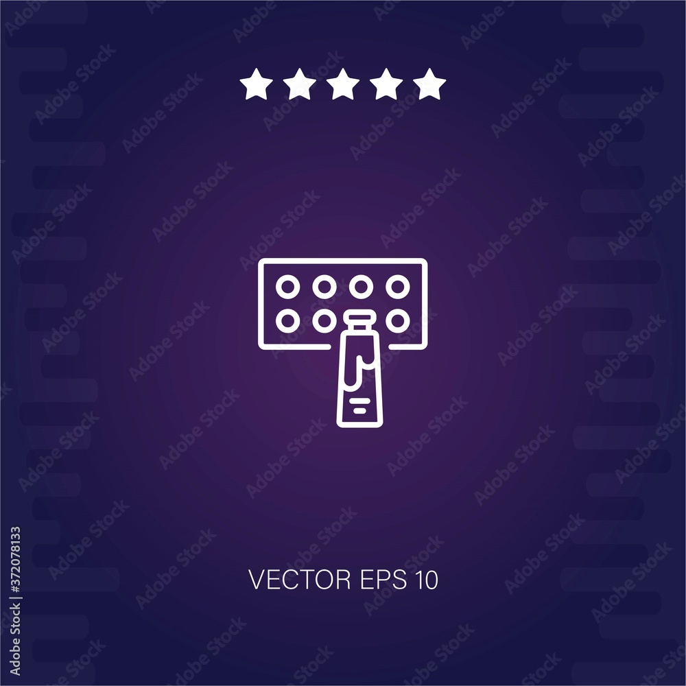 paint vector icon modern illustration paint vector icon modern illustration
