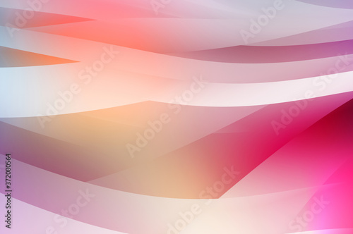 Abstract background with colorful gradient. Vibrant graphic wallpaper with stripes design. Fluid 2D illustration of modern movement.