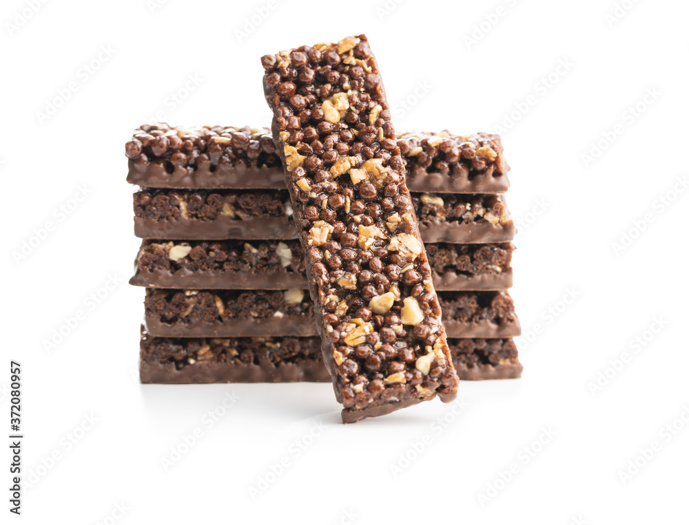 Chocolate cereal bars. Tasty protein bars. Chocolate cereal bars. Tasty protein bars.