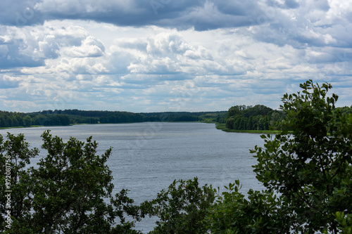 lake seen from the observation tower 