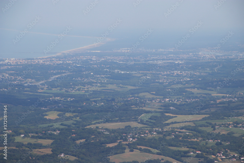 Aerrial view of the Aquitaine shore