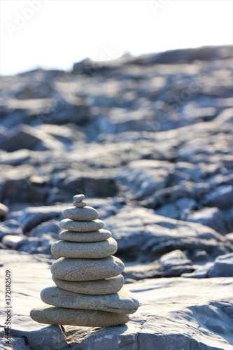 equilibrium of stones balance wellness lifestyle