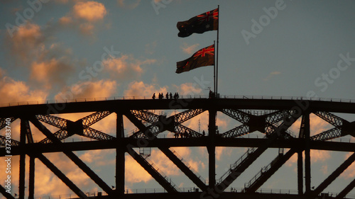 sunset over the bridge © Barrie