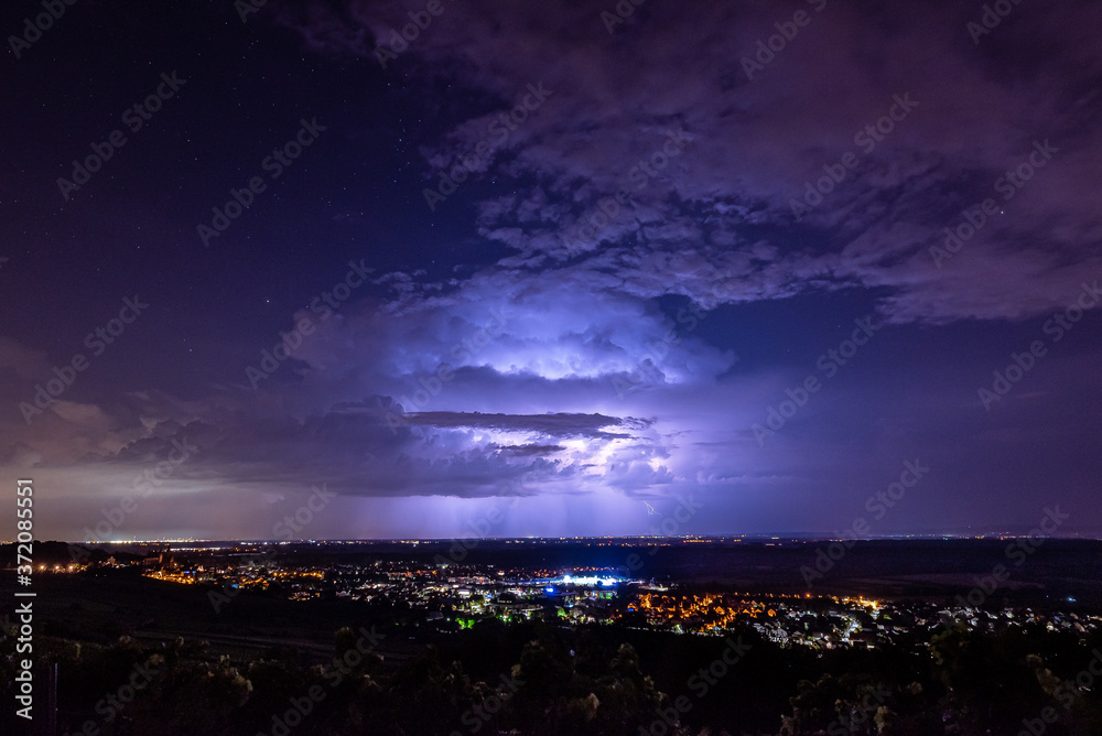 Gewitter über dem Rhein-Main-Gebiet Gewitter über dem Rhein-Main-Gebiet