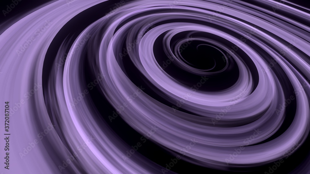 Gravitational waves in a binary system. Purple abstract line-shaped waves on a dark black background. Spiral Galaxy Isolated. Scientific educational concept. Space gravitation. 3d rendering Gravitational waves in a binary system. Purple abstract line-shaped waves on a dark black background. Spiral Galaxy Isolated. Scientific educational concept. Space gravitation. 3d rendering