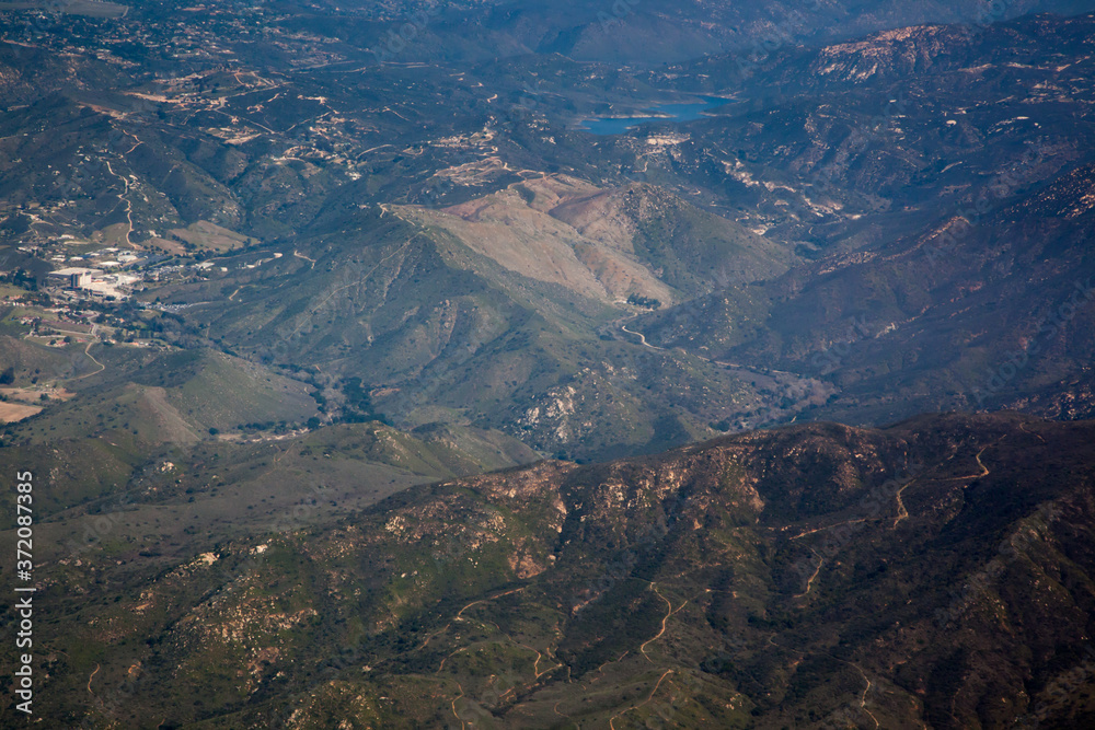 Obraz premium Mountain landscape from above