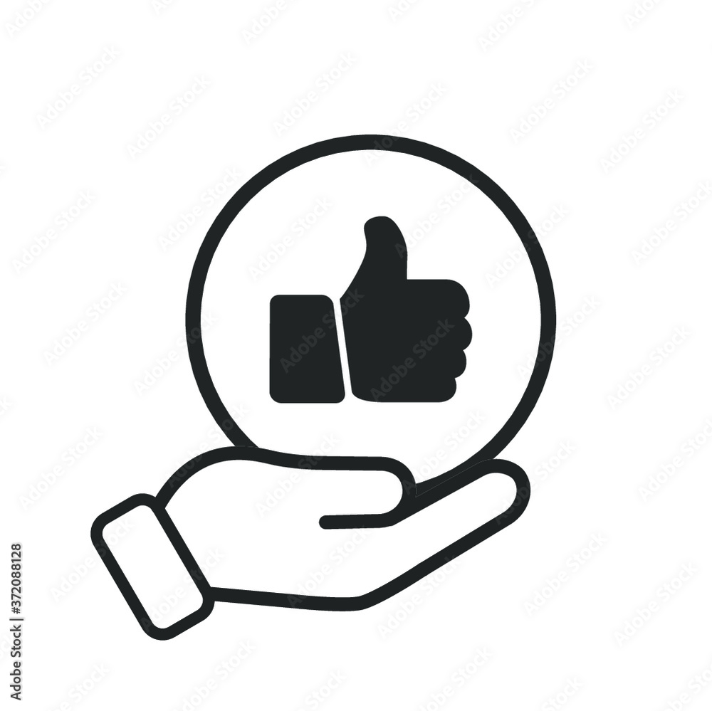 thumb up like symbol thumb up like symbol