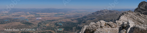 the highest mountains in the konya region, their scenery and panoramic photo