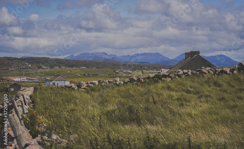 landscape with a fence