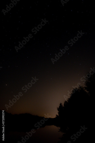 night sky with stars