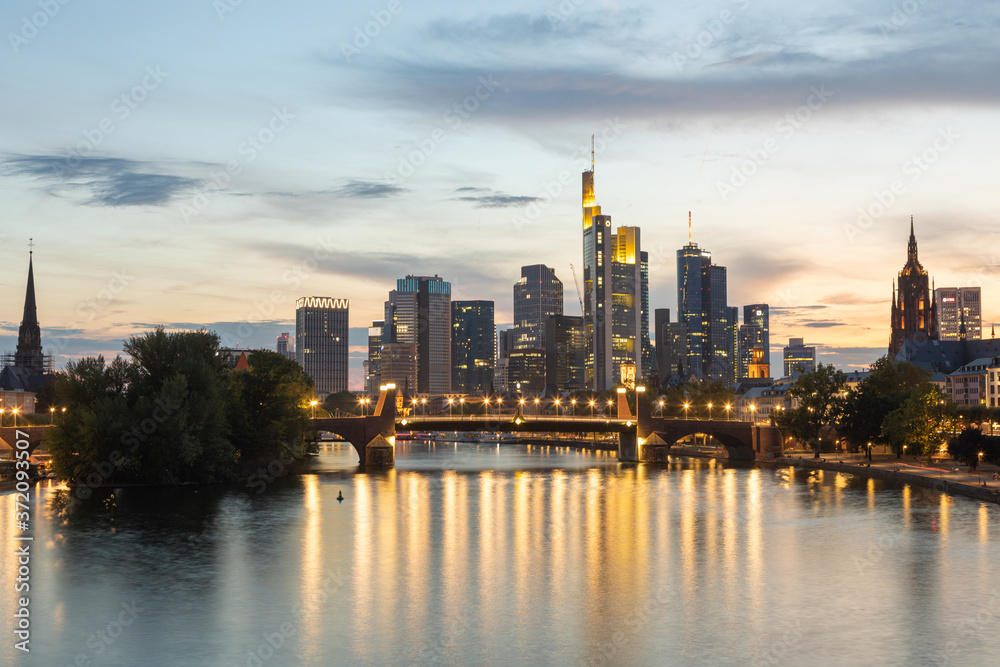 Obraz premium Frankfurt Skyline