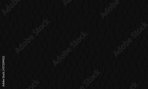 Wallpaper Mural Abstract background pattern of geometric shapes of polygons in the form of a mosaic. Vector graphics on a black background. Torontodigital.ca
