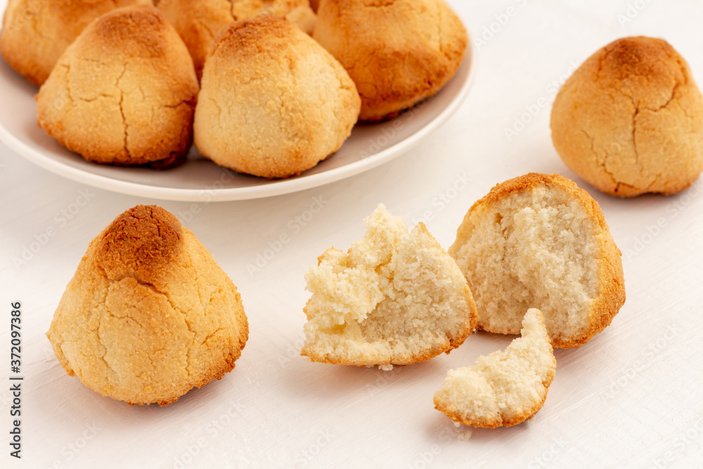 Homemade coconut cookies for keto diet. Homemade coconut cookies for keto diet.
