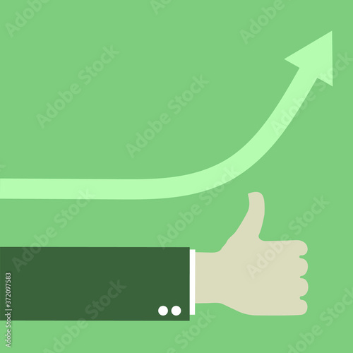 upward business trend due to social acceptance and support