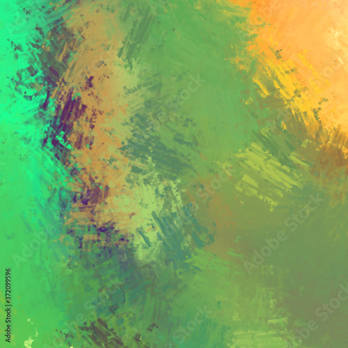 Brushed Painted Abstract Background. Brush stroked painting. Artistic vibrant and colorful wallpaper.