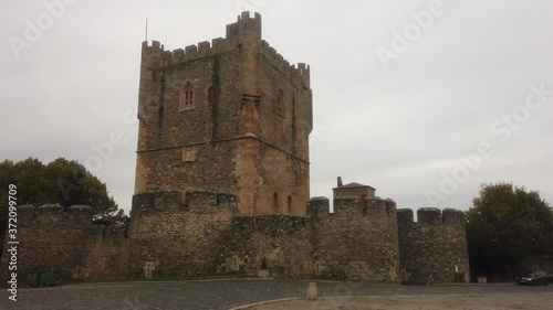 Bragança. historical village with castle in Portugal photo