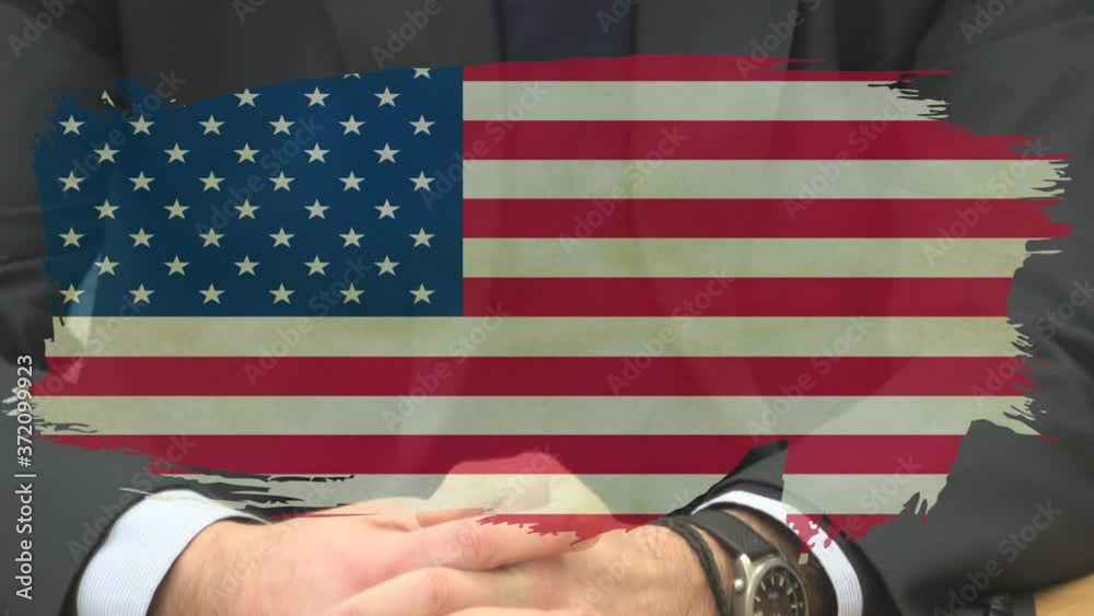 Political party Political stage us flag as a background election 2020