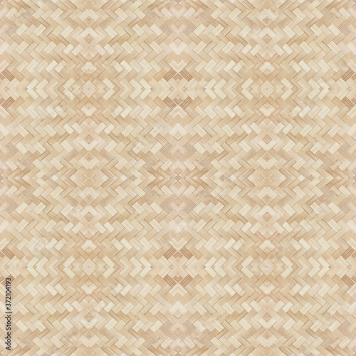 close up woven bamboo pattern background