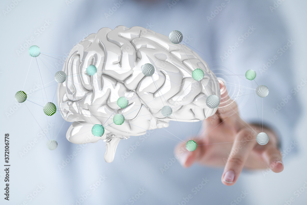 human brain ai science neuron cocnept