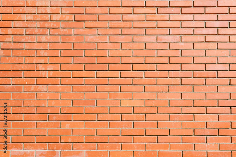 Red brick wall background. Red brick wall background.