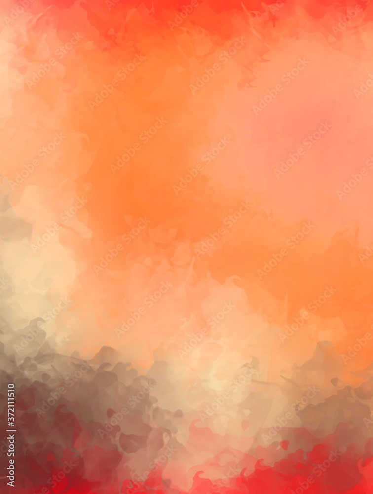 Brushed Painted Abstract Background. Brush stroked painting. Strokes of paint. 2D Illustration.