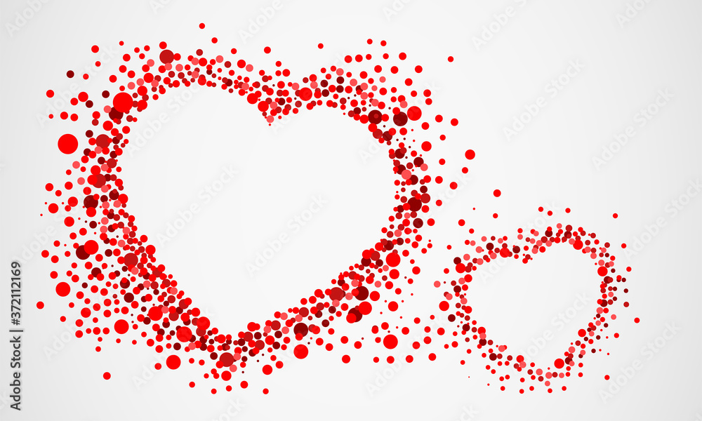 Abstract Harts isolated tamplate for Valentaines day Abstract Harts isolated tamplate for Valentaines day
