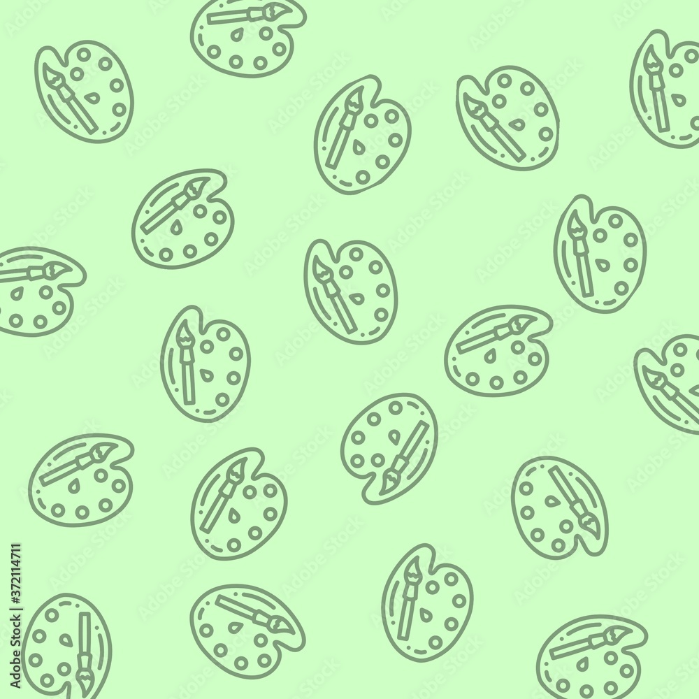seamless pattern with green leaves seamless pattern with green leaves