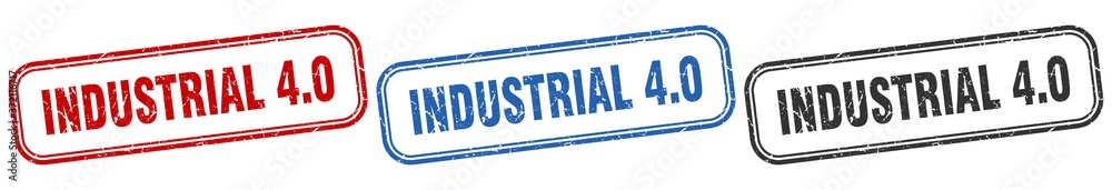 industrial 4.0 square isolated sign set. industrial 4.0 stamp industrial 4.0 square isolated sign set. industrial 4.0 stamp