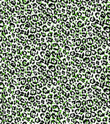 Seamless leopard pattern, animal print.