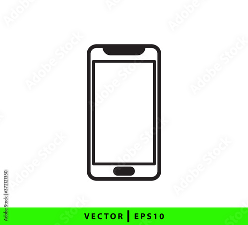 Smart phone icon vector flat style illustration