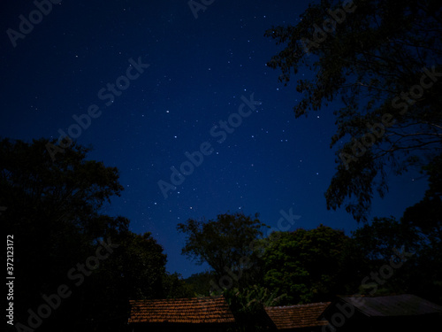 night sky from farm