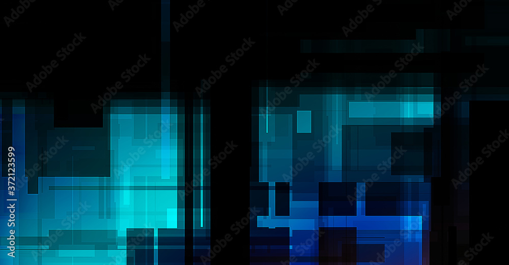 Futuristic abstract geometric wallpaper. Geometrical colorful shapes. Rectangular shapes background. Digital illustration of a tech layout. Futuristic abstract geometric wallpaper. Geometrical colorful shapes. Rectangular shapes background. Digital illustration of a tech layout.