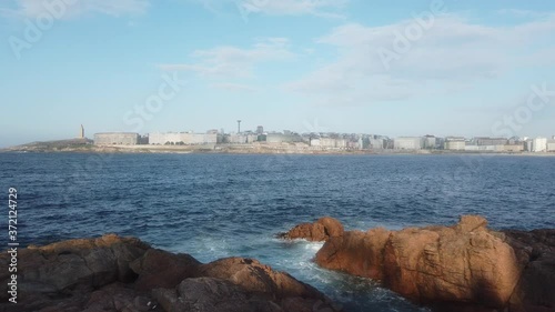 La Coruna, beautiful city of Galicia. Spain. Europe