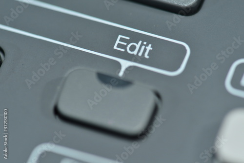 Closeup of an Edit button