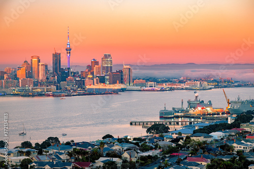 Auckland City Skyline - New Zealand