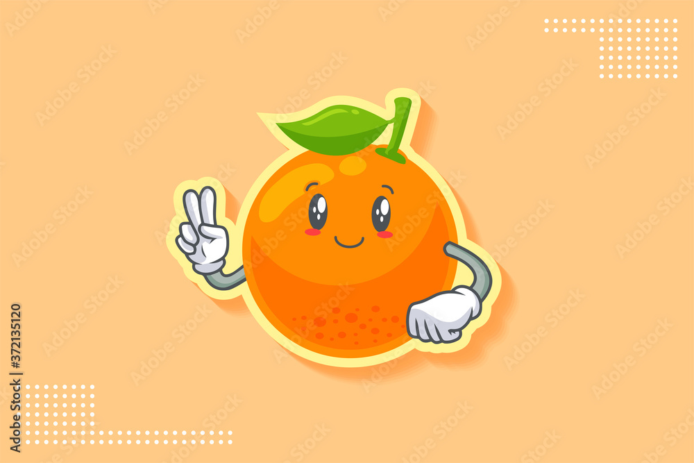 SLIGHTLY SMILE FACE, SLIGHTLY, SMILING, SMILE Face Emotion. Peace Hand Gesture. Orange, Citrus Fruit Cartoon Drawing Mascot Illustration. SLIGHTLY SMILE FACE, SLIGHTLY, SMILING, SMILE Face Emotion. Peace Hand Gesture. Orange, Citrus Fruit Cartoon Drawing Mascot Illustration.