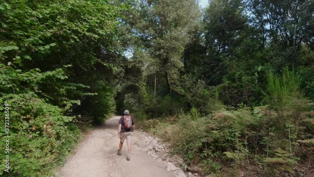 Summers day hiking along thee trails near River Riells, Catalonia in Spain. Summers day hiking along thee trails near River Riells, Catalonia in Spain.