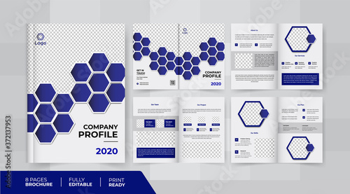 8 Pages corporate business brochure with the use of its business presentations and multi-purpose design	