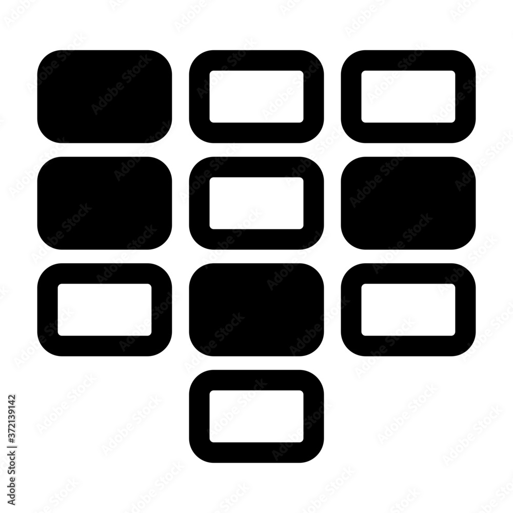 Password number icon Password number icon
