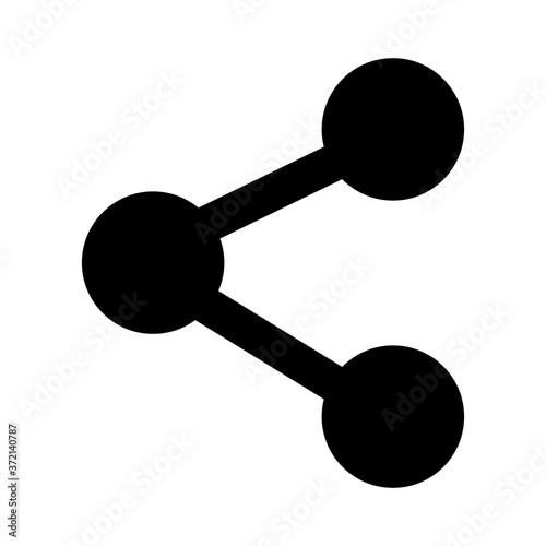 share symbol silhouette style icon
