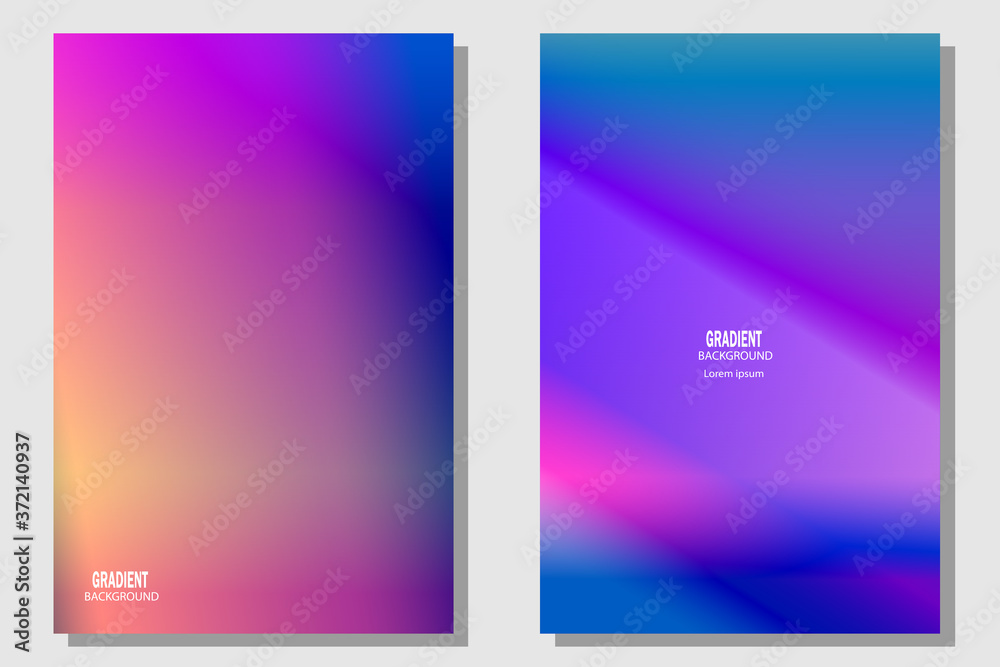 Professional multicolor Gradient Background with blurred style and trendy colorful for your banner web brochure business card id card and etc.