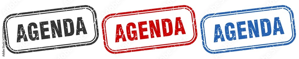 agenda square isolated sign set. agenda stamp agenda square isolated sign set. agenda stamp