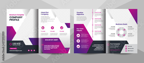 Creative corporate business brochure template. Corporate business flyer template.