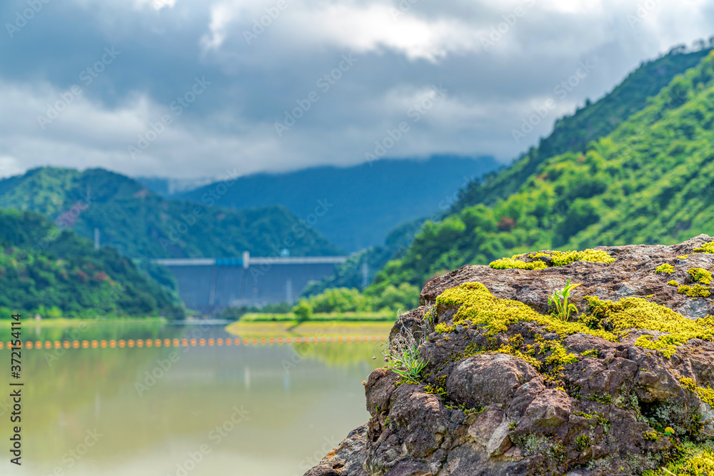【福島県 会津】山に囲まれた只見湖 【福島県 会津】山に囲まれた只見湖