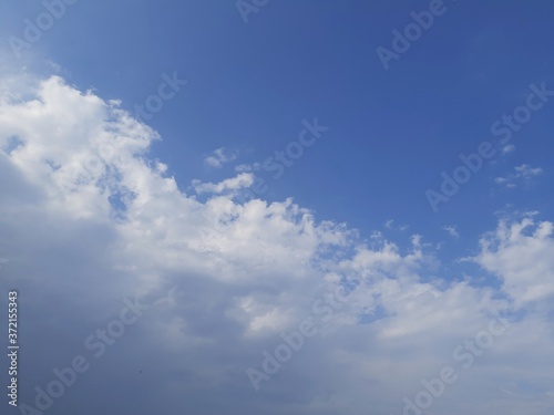 blue sky with clouds