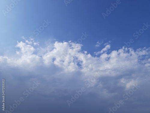 blue sky with clouds