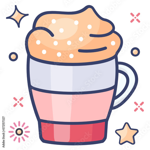 
Mocha icon design, cappuccino concept 
