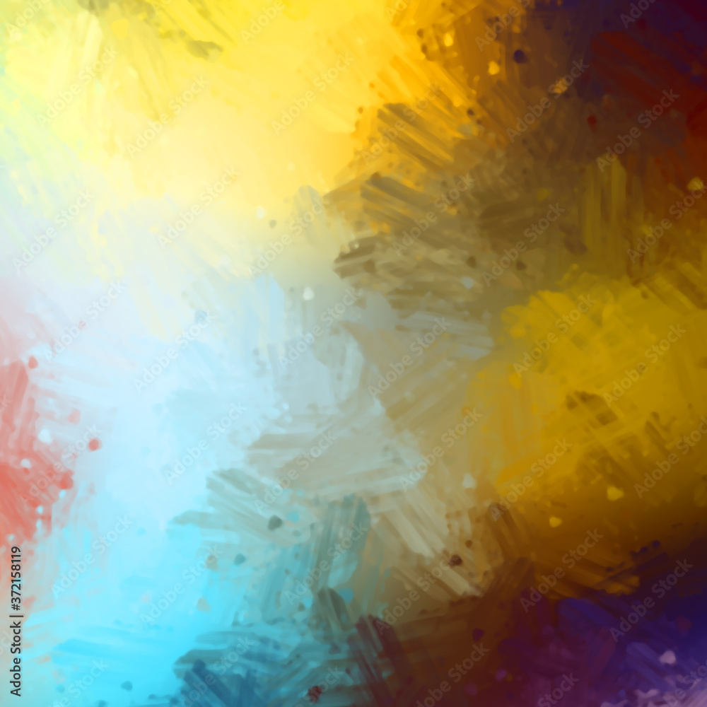 Brushed Painted Abstract Background. Brush stroked painting. Strokes of paint. 2D Illustration.