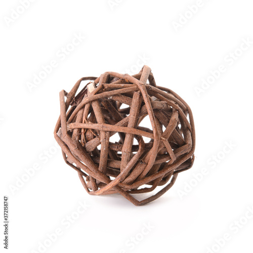 Wicker ball made from natur...